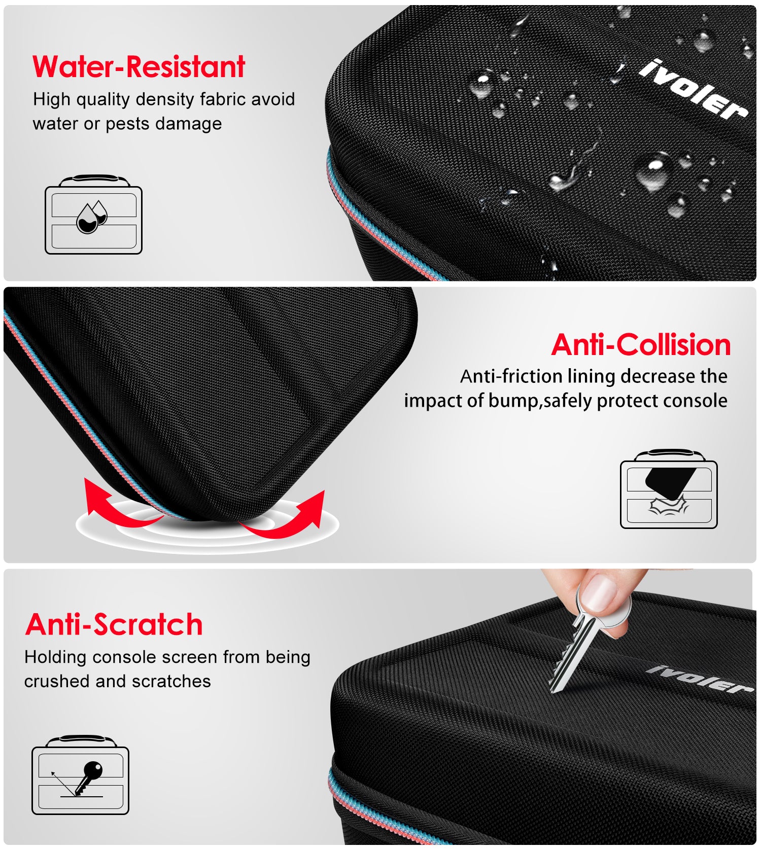 Portable Travel All Protective Hard Carrying Storage All in One Case for Nintendo Switch 2