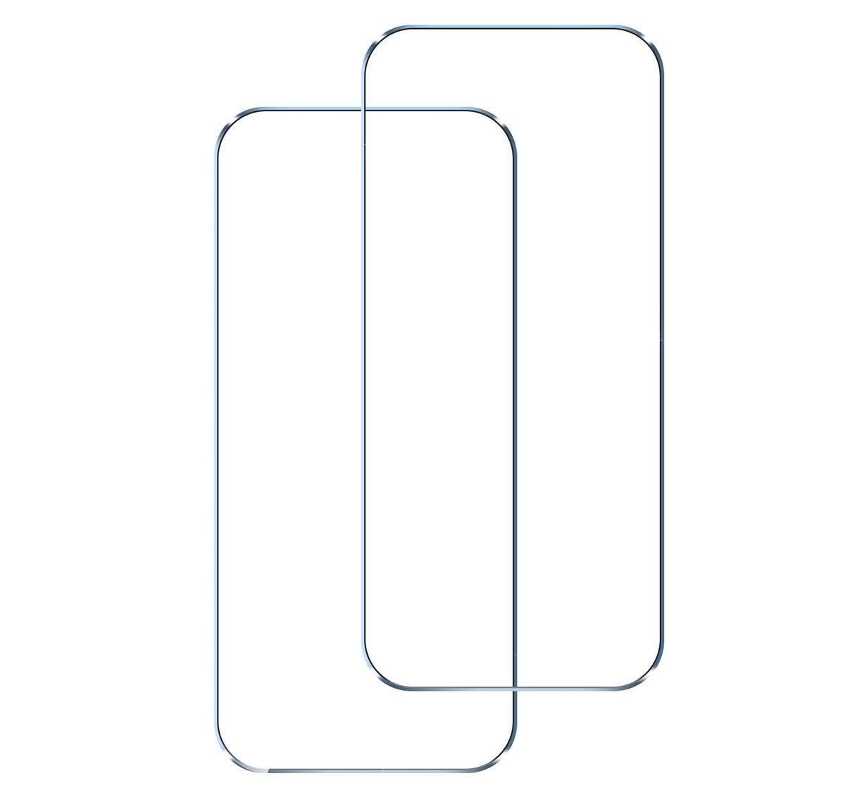 ivoler Protector de Pantalla Para iPhone Air, Incluye Marco de Instalaci¨®n F¨¢cil, Cristal Vidrio Templado Premium-2 Pack