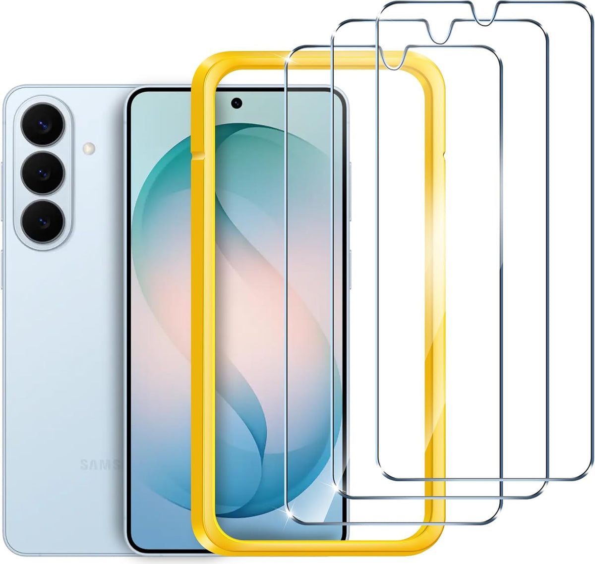 ivoler Verre Tremp¨¦ pour Samsung Galaxy S26 Plus 5G, Outil d'Installation Facile, Protection d¡¯¨¦cran en 9H Duret¨¦, Anti-Rayures, sans Bulles - 2 Pack