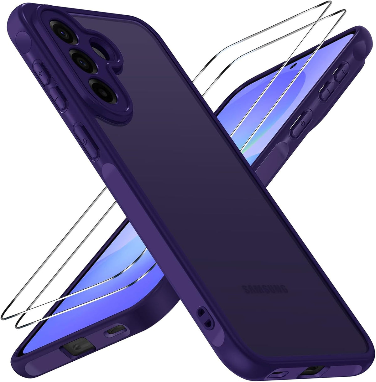 iVoler Cover Opaca per Samsung Galaxy A57 5G con 2 Pellicole per Schermo