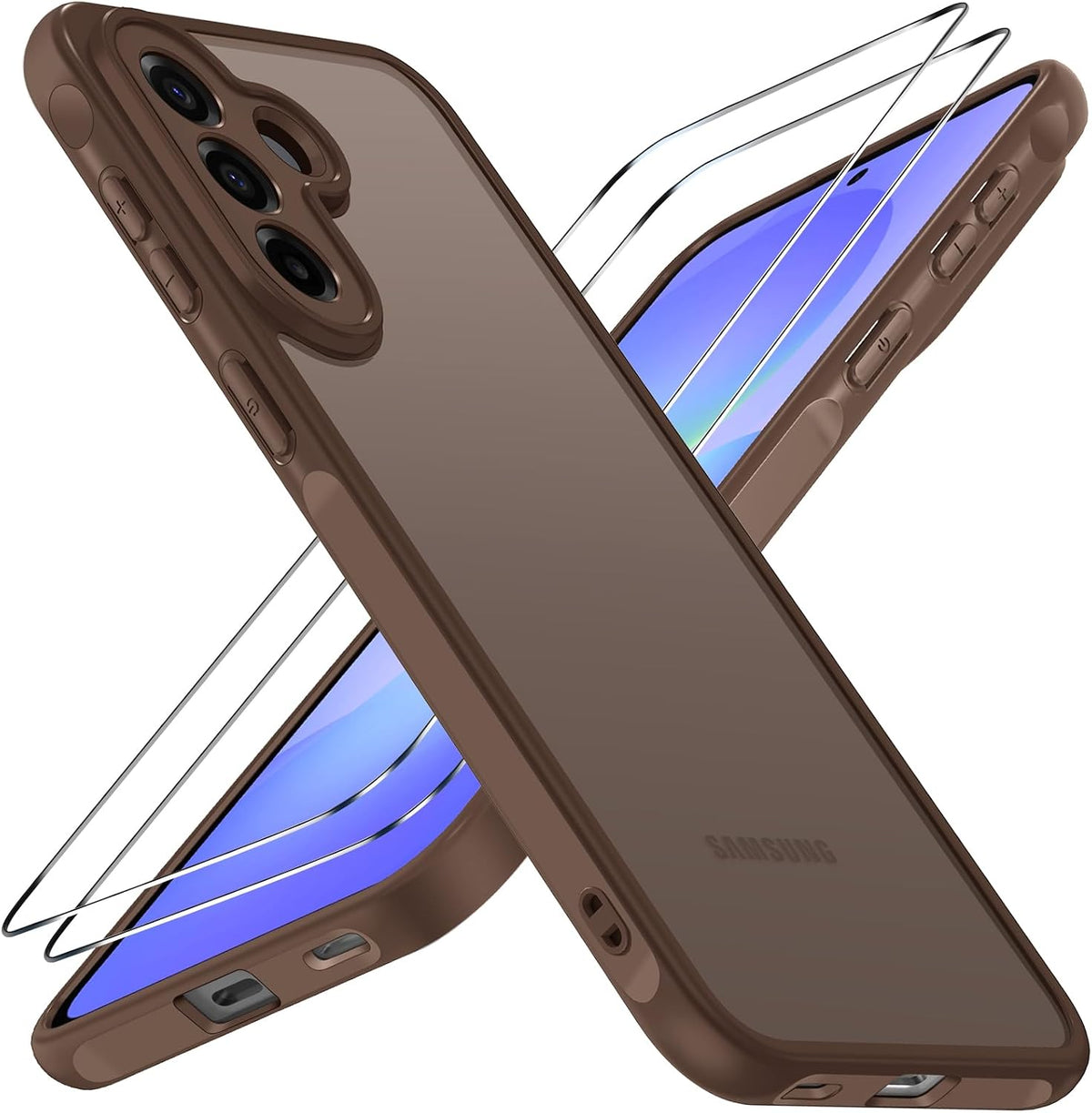 iVoler Cover Opaca per Samsung Galaxy A57 5G con 2 Pellicole per Schermo
