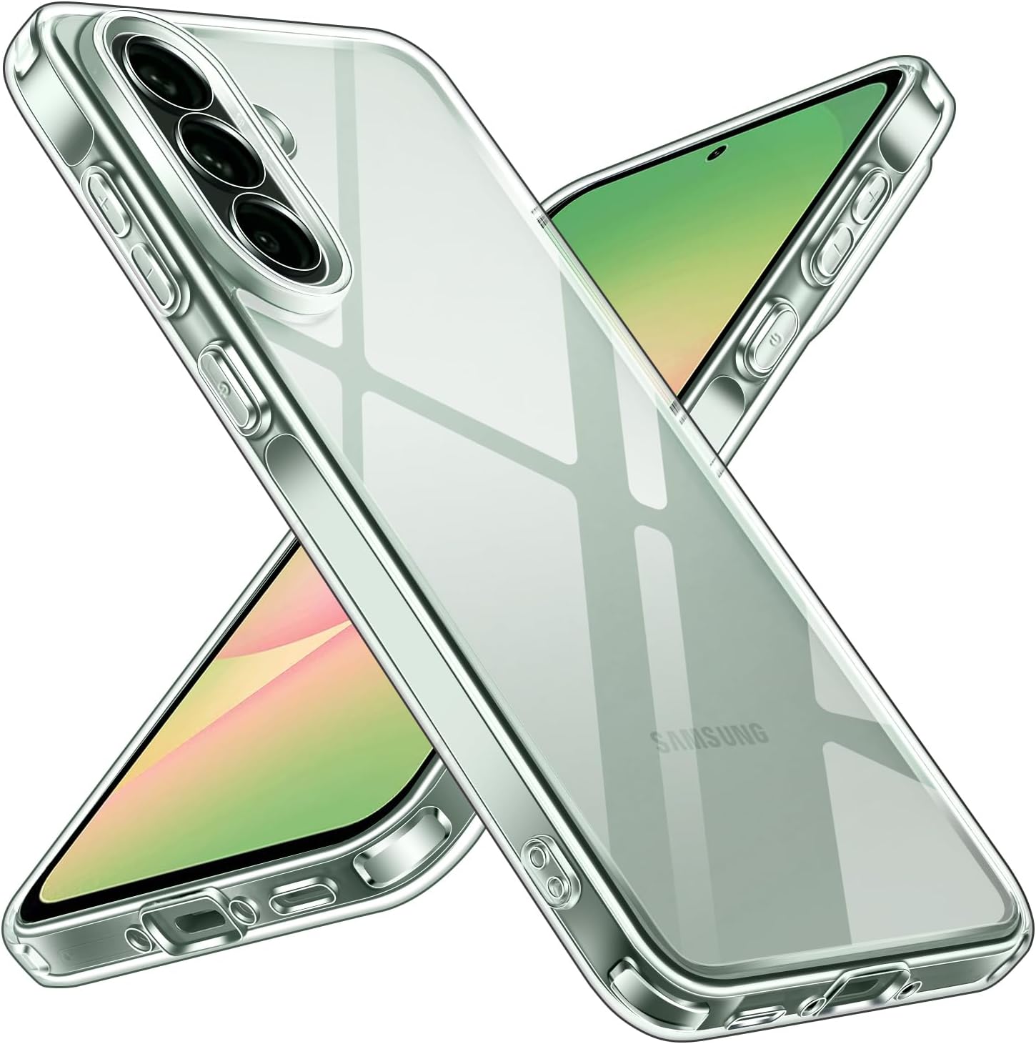 ivoler Przezroczyste etui do Samsung Galaxy A56 5G, nie ?¨®?knie, standard wojskowy, odporne na uderzenia, przezroczyste, odporne na zarysowania, etui na telefon kom¨®rkowy, cienkie