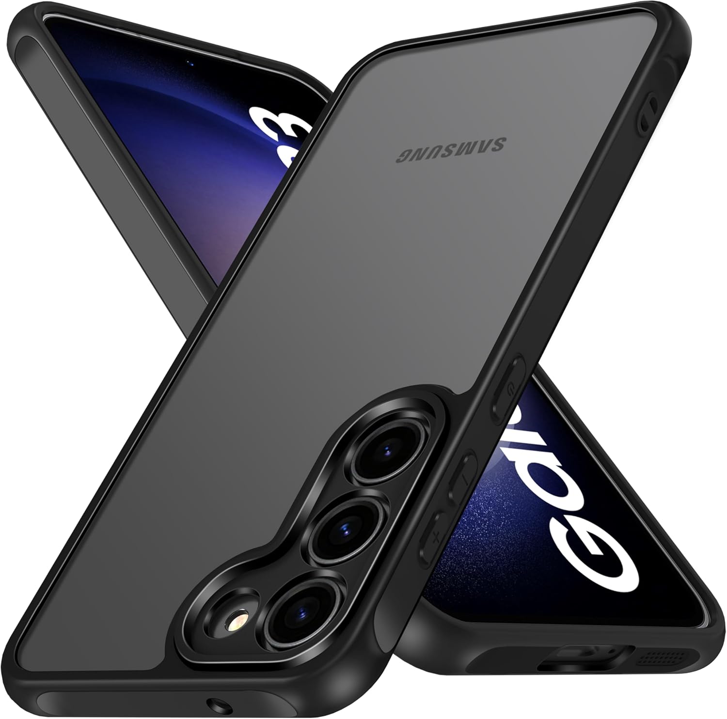 iVoler Matowe etui do Samsung Galaxy S23 5G, ochrona aparatu, odporne na wstrz?sy, klasa wojskowa, ultracienka tylna obudowa ochronna zapobiegaj?ca odciskom palc¨®w