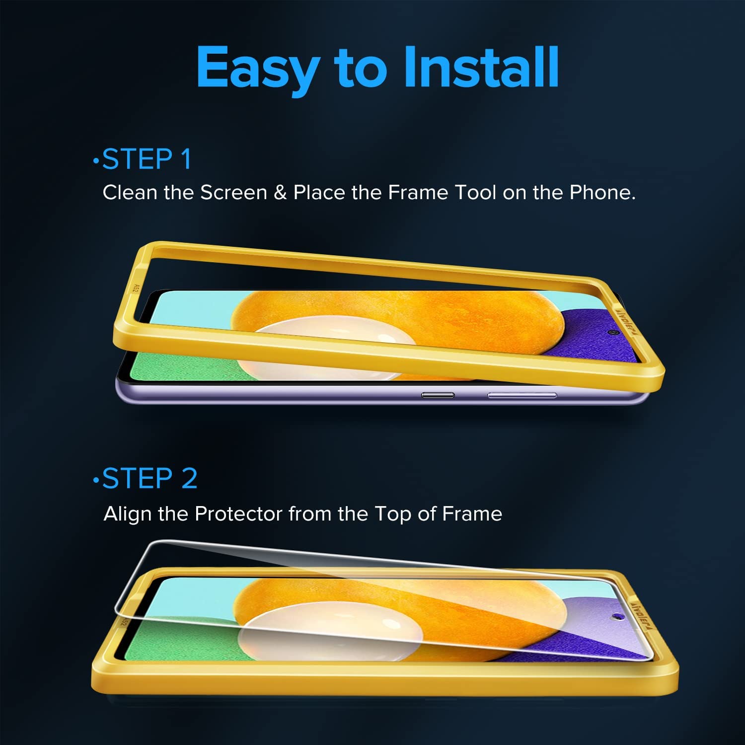 ivoler 4+2 Stück Panzer Schutz Glas für Samsung Galaxy A52 5G / A52 4G / A52S 5G