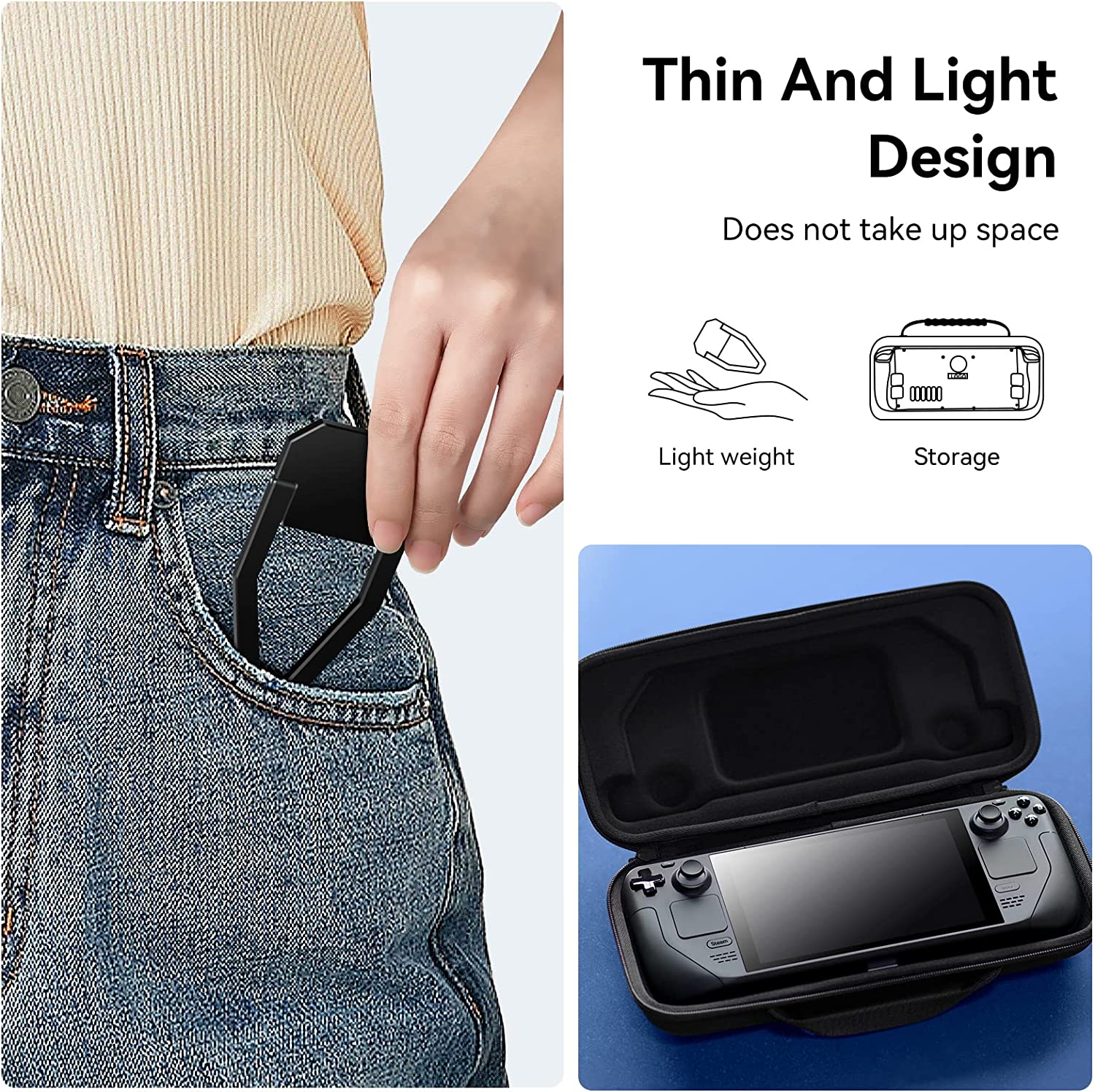 Detachable Magnetic Portable Stand for Steam Deck