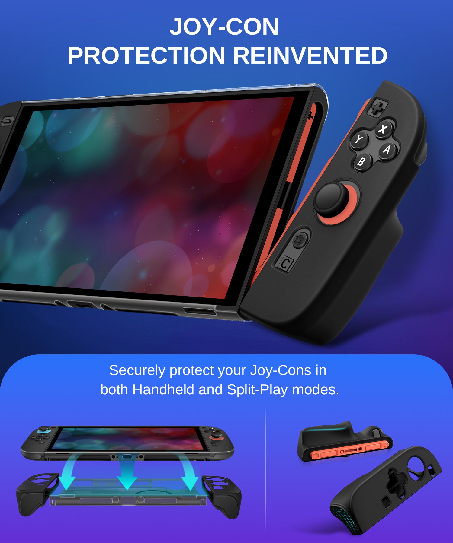 Dockable 5-in-1 MagSafe Grip Case for Nintendo Switch 2