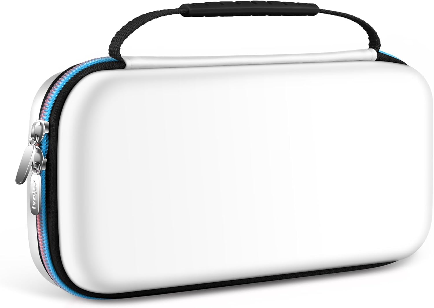 iVoler Custodia Compatibile con Nintendo Switch 2 Modella (2025), Portatile Protettiva Case Rigido da Viaggio per Switch 2 Console Accessori, Custodia Protettiva con Custodia per 12 Giochi - Bianco