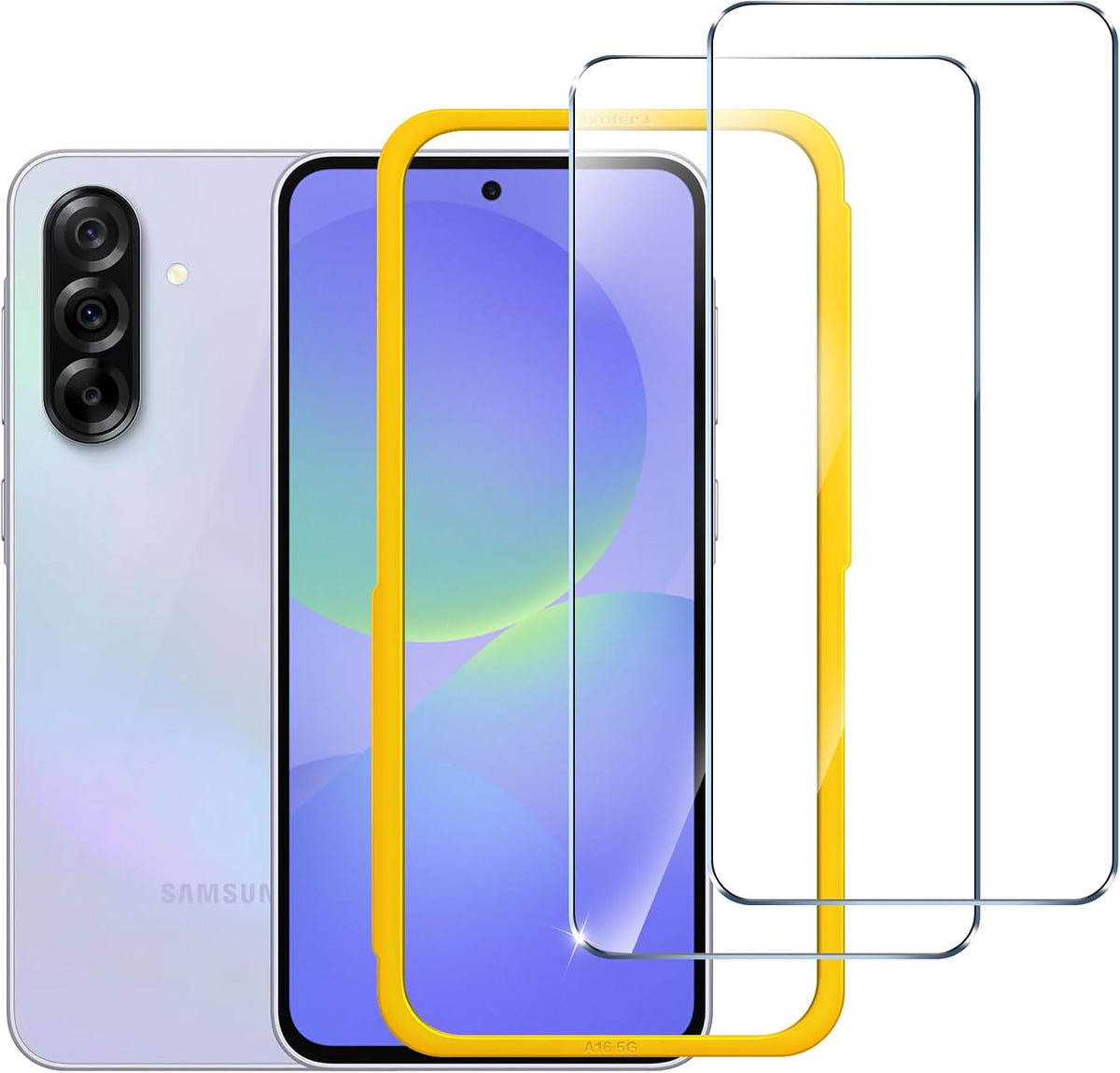 iVoler Pellicola Vetro Temperato per Samsung Galaxy A36 5G/A37 5G, 2 Pezzi