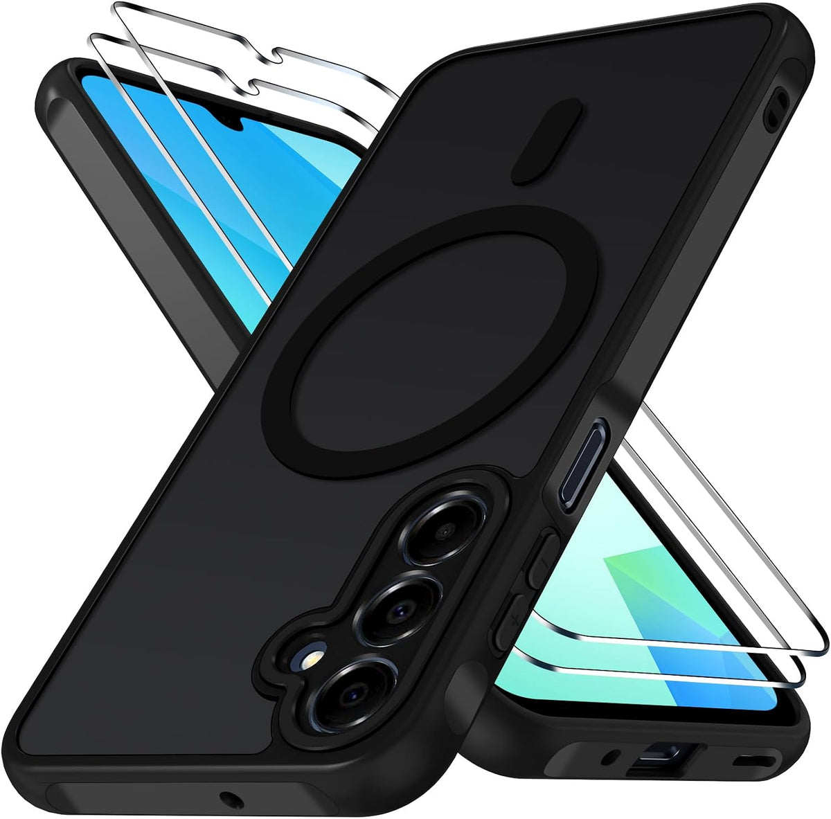 iVoler Cover Magnetica per Samsung Galaxy A16 4G / 5G con 2 Pezzi Pellicola