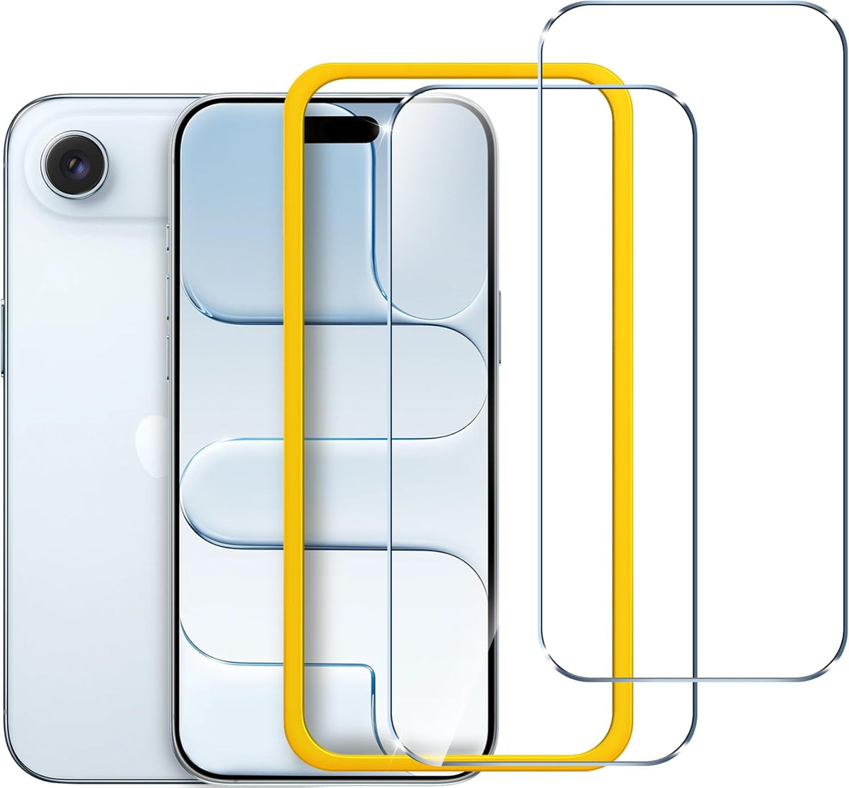 iVoler Pellicola Vetro Temperato per iPhone Air/iPhone 17 Air 6.5, 2 Pezzi