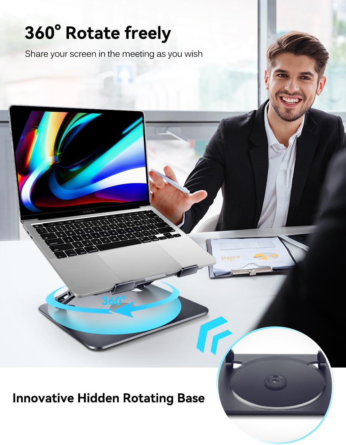 Ivoler Laptop Stand - Thumbnail 4