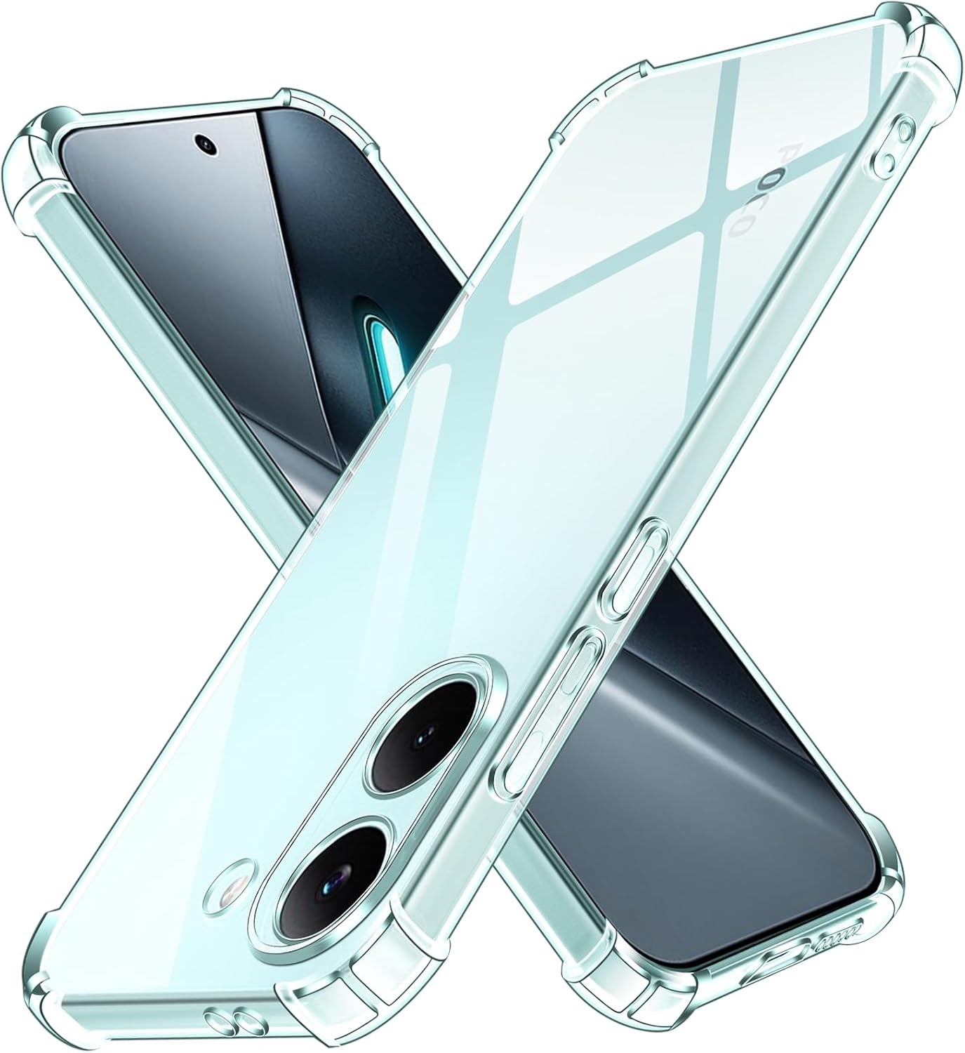 ivoler Krystalicznie przezroczyste silikonowe etui do Xiaomi Poco X8 Pro 5G, odporne na uderzenia naro?niki ochronne, cienkie, mi?kkie, elastyczne, TPU, przezroczyste, etui na telefon kom¨®rkowy