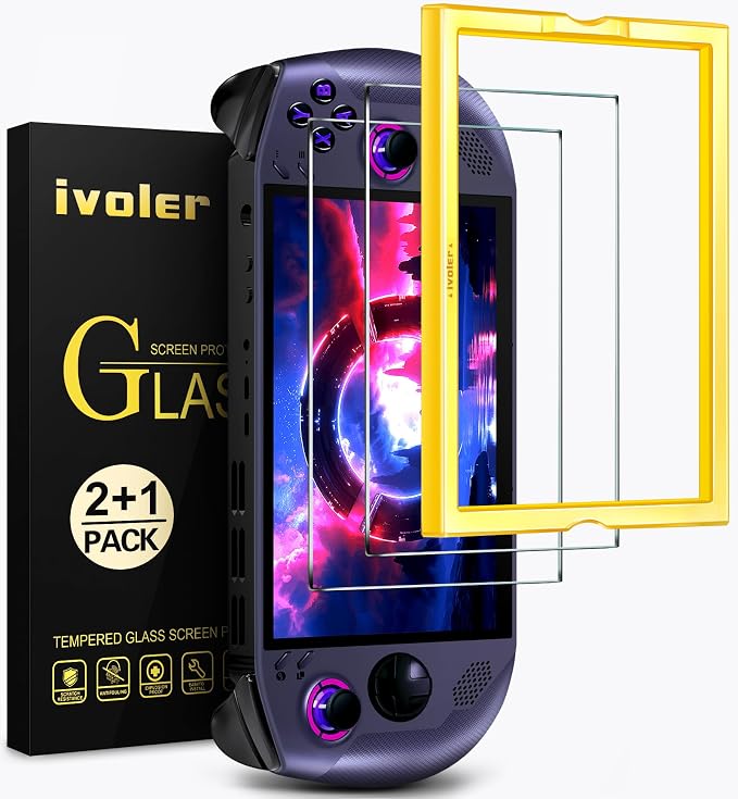 iVoler Pellicola Protettiva in Vetro temperato per Lenovo Legion Go S, Pellicola Protettiva Trasparente HD, AntiGraffio Compatibile, Anti-Impronte, Ultra Resistente, Senza Bolle, Durezza 9H, 2 Pezzi