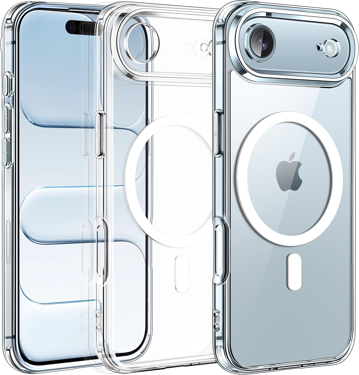 ivoler Klar Magnetisch H¨¹lle f¨¹r iPhone 17 Air/iPhone Air, [Kompatibel mit MagSafe] [Nie Vergilbung] [Milit?rischer Schutz] Sto?fest Kratzfest Transparent Schutzh¨¹lle Durchsichtige Handyh¨¹lle Case