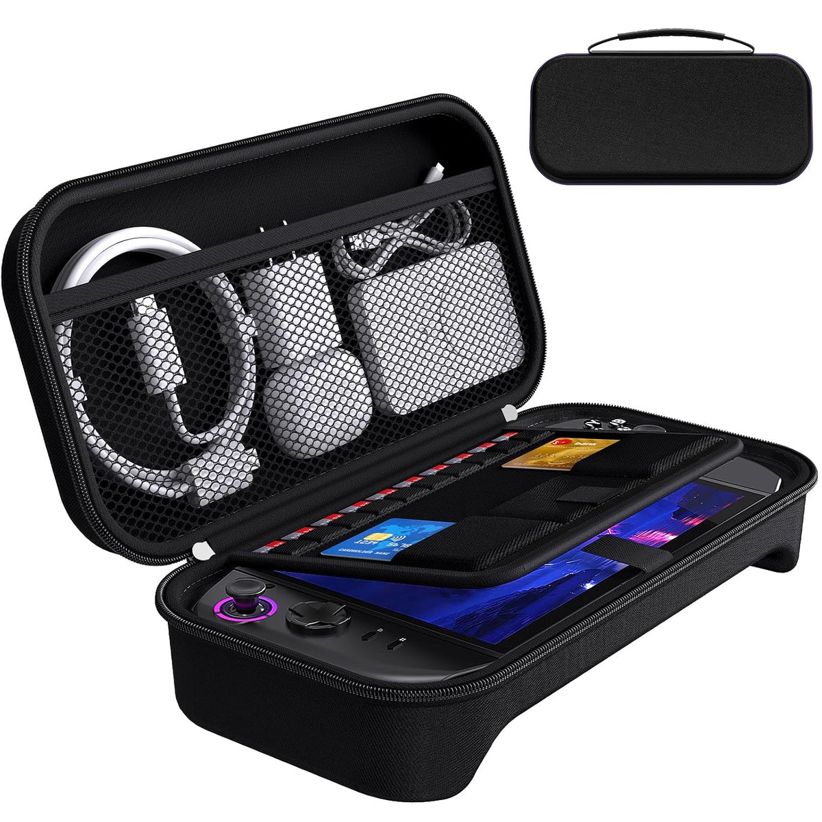 ivoler Tasche Kompatibel mit Lenovo Legion Go Gen 2 (8.8") ¨C Hard Shell Schutzh¨¹lle, Portable Tasche mit Platz f¨¹r 8 Spiele & Zubeh?r, Sto?fest & Kratzfest [video game]