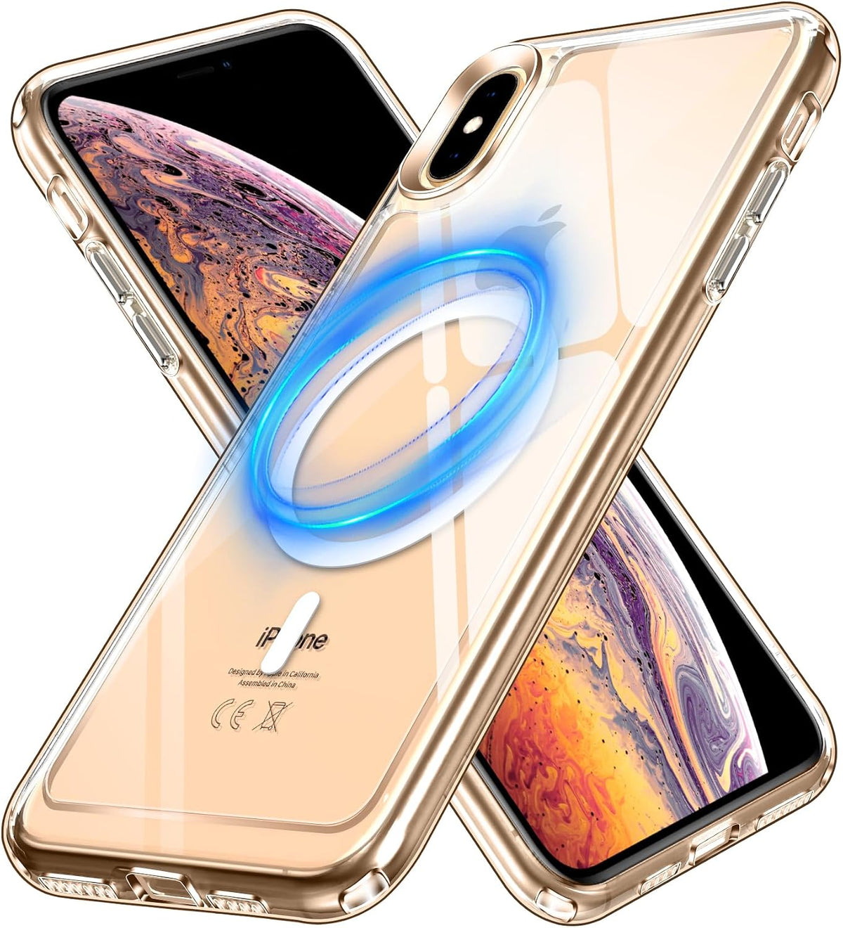 ivoler Coque Magn¨¦tique pour iPhone 17 Pro Max, Compatible avec MagSafe, [Anti-Jaunissement] [Protection Antichoc Militaire] HD Clair ¨¦tui de T¨¦l¨¦phone, Dos Transparent Anti-Rayures Housse