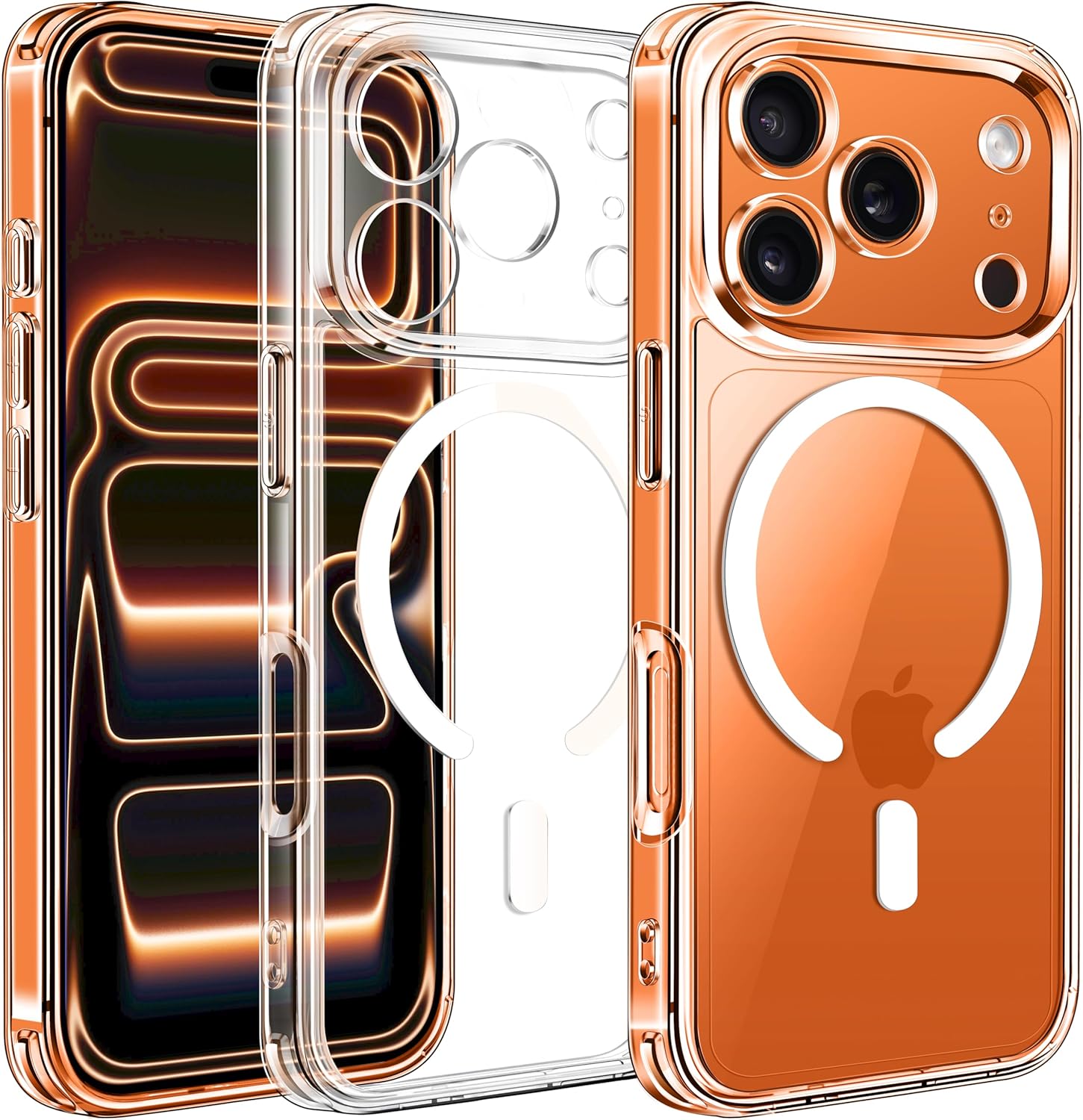 ivoler Klar Magnetisch H¨¹lle f¨¹r iPhone 17 Pro Max, [Kompatibel mit MagSafe] [Nie Vergilbung] [Milit?rischer Schutz] Sto?fest Kratzfest Transparent Schutzh¨¹lle Durchsichtige Handyh¨¹lle Case