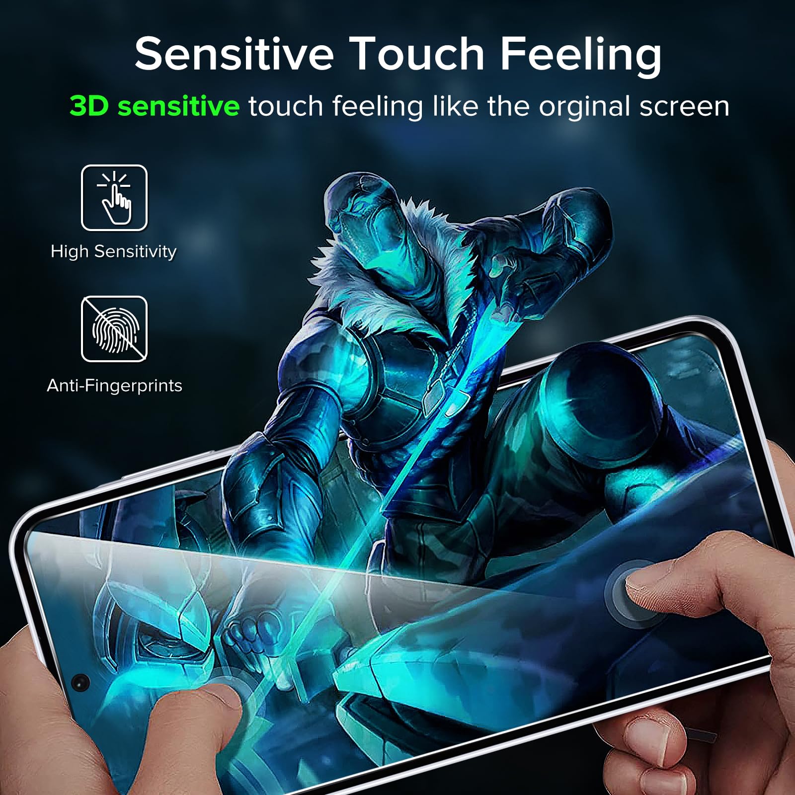 ivoler Screen Protector for Samsung Galaxy A37 5G /A36 5G, with Alignment Frame Tool, 30-second installation,[2 Pack] 9H Hardness Tempered Glass, Anti-Scratch Film, Anti-Bubble