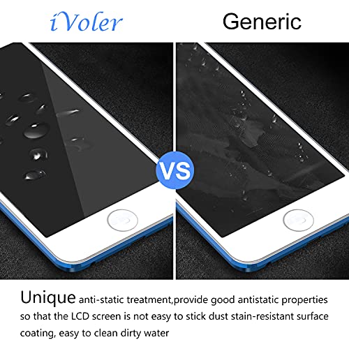 [4 Pack] iVoler [Tempered Glass] Screen Protector Compatible iPod Touch 7G 2019 6G 5G (7th 6th 5th Generation), 0.2mm Ultra Thin 9H Hardness 2.5D Round Edge,Anti Scratch and Bubble-Free
