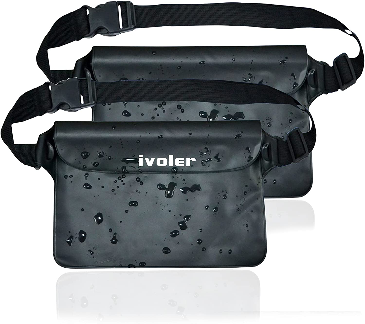 ivoler Waterproof Pouch Bag, 2 Pack Universal Waterproof Case Dry Bag for Beach