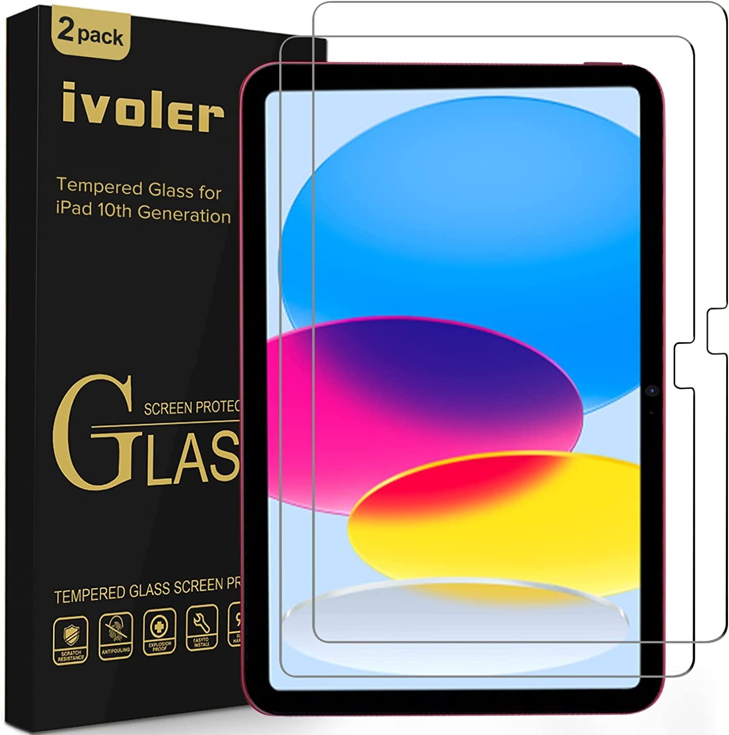 Screen Protector for Apple iPad 10th 2022