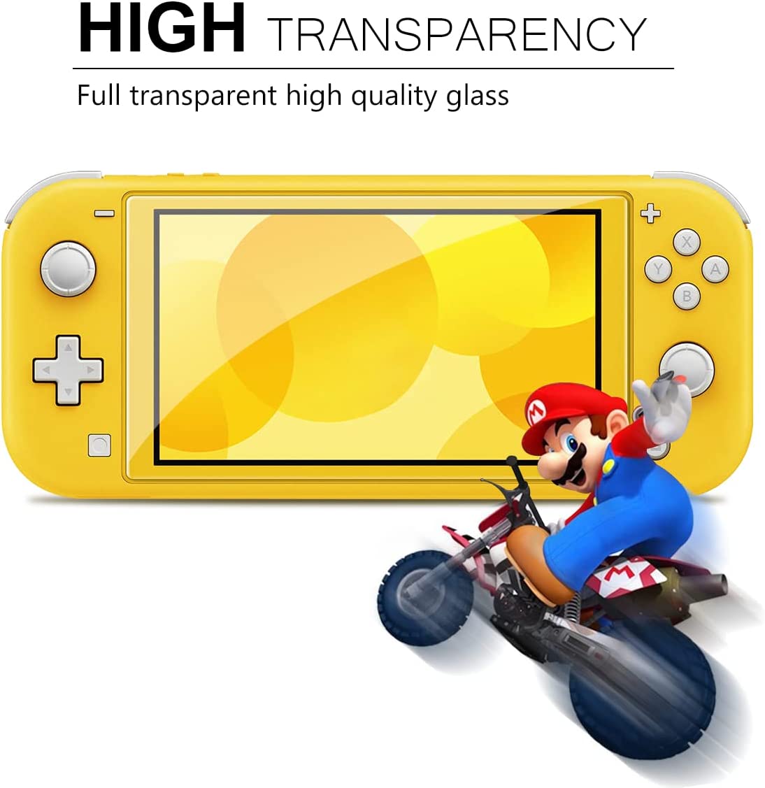 [4 Pack] Screen Protector Tempered Glass for Nintendo Switch Lite