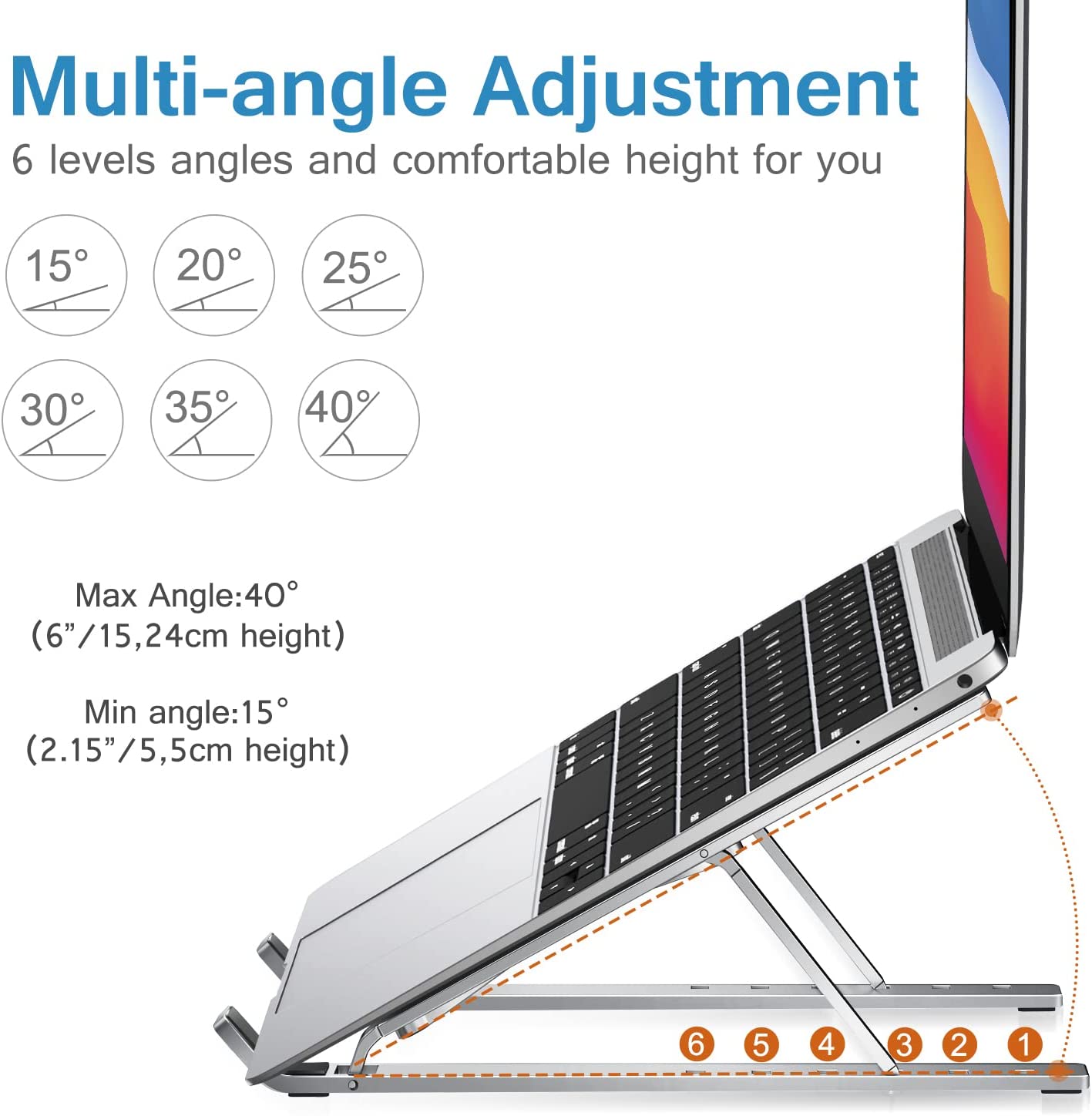  ivoler Laptop Stand, Laptop Holder Riser Computer