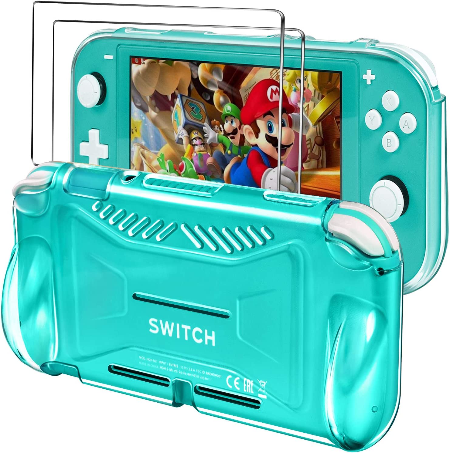Portable TPU Protective Case for Nintendo Switch Lite with Screen Protector