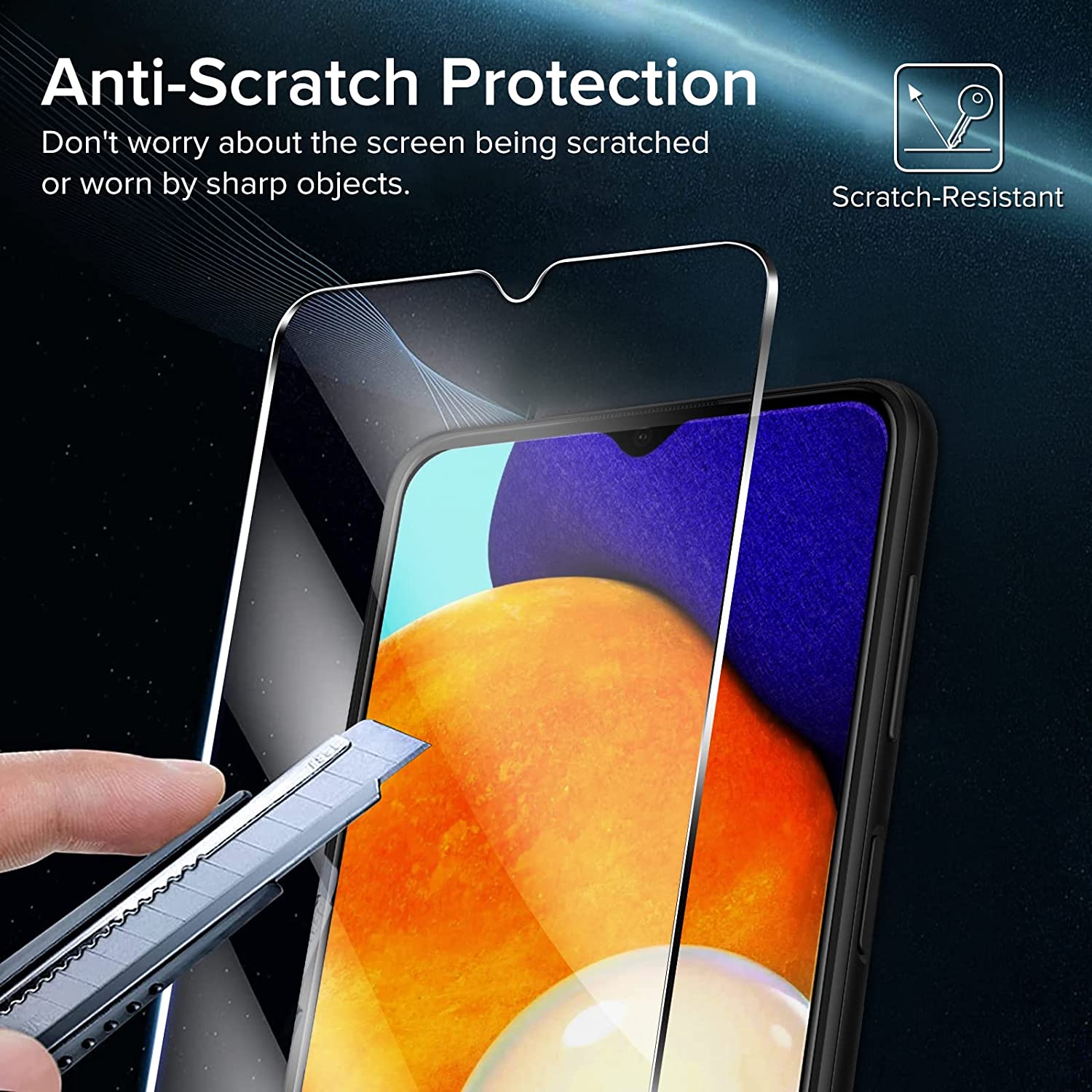 ivoler [4 Pack] Screen Protector Tempered Glass for Samsung Galaxy A13