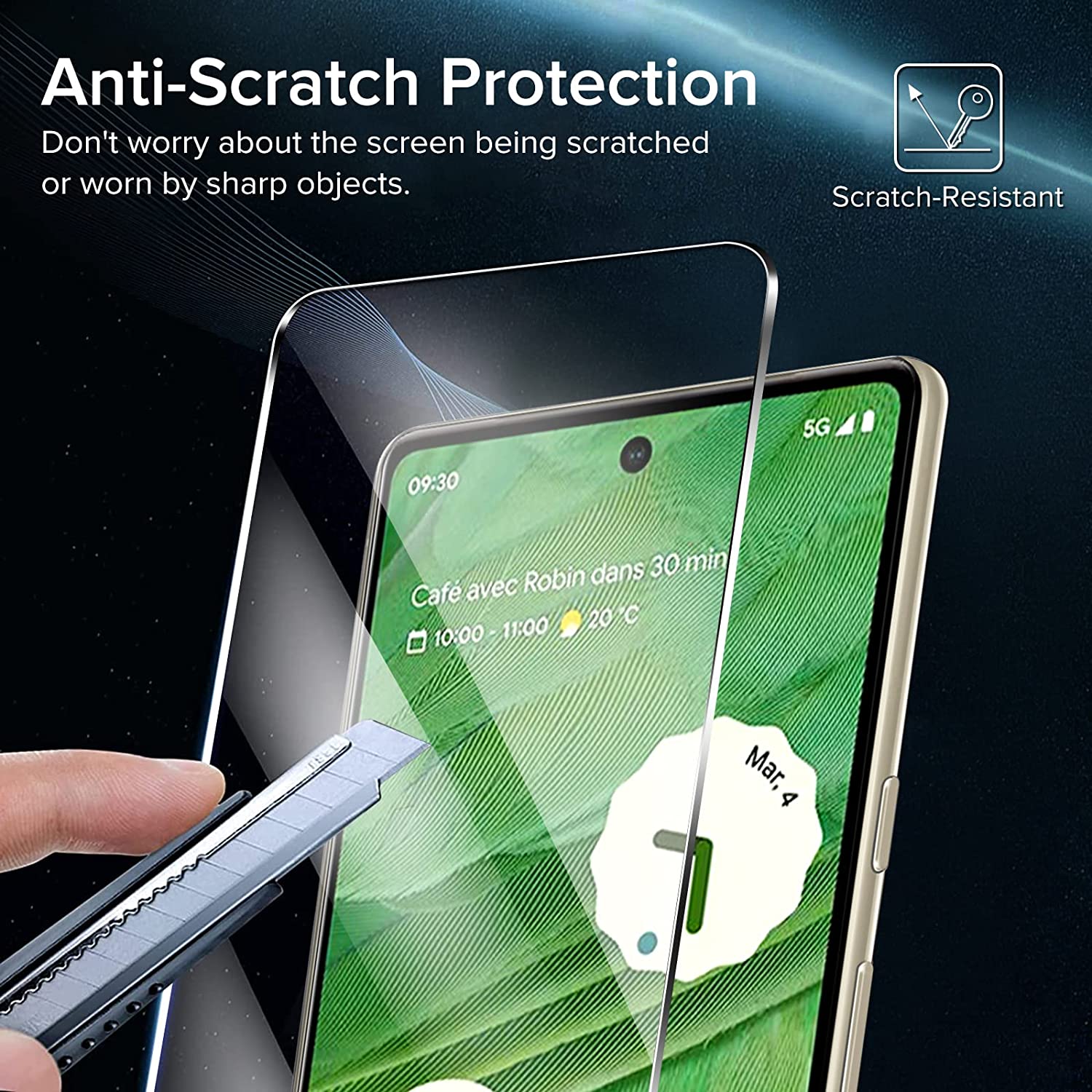 [3 Pack] iVoler Screen Protector Tempered Glass for Google Pixel 7 5G 2022